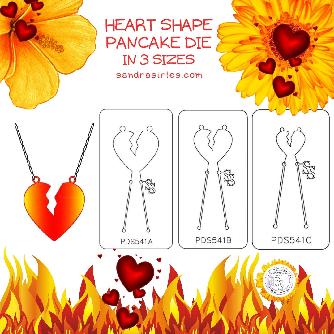 PANCAKE DIE PDS541 SHAPE 41 HEART